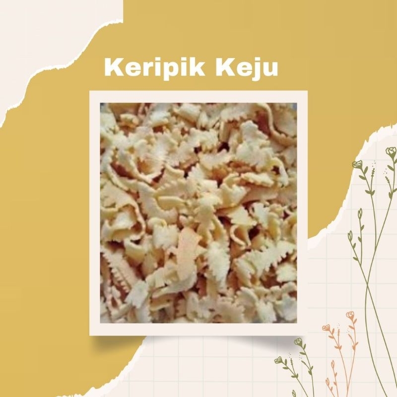 

KERIPIK KEJU /CEMILAN/SNACK 100 GR