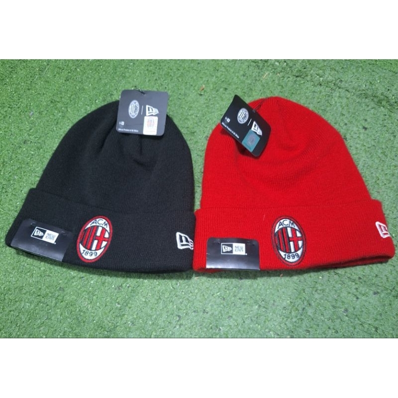 ac milan new era beanie hat kupluk