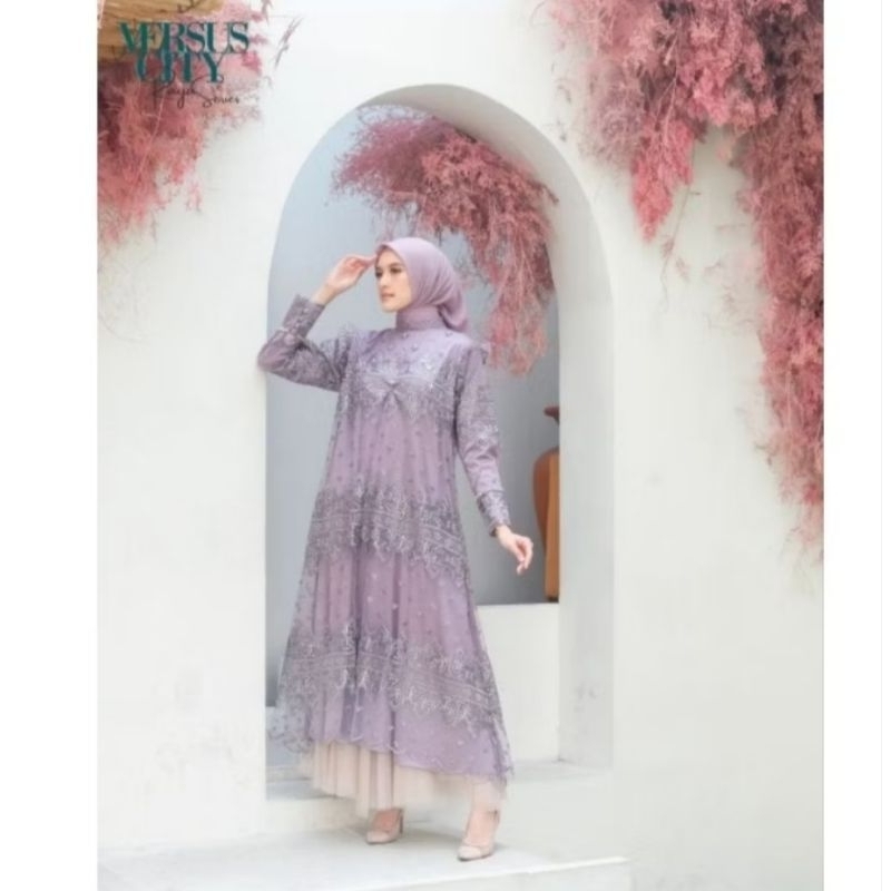 Versus City Gamis Syari Ungu