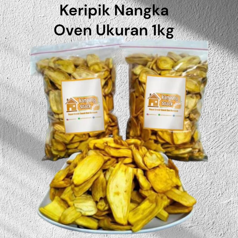 

Cemilan Keripik Nangka Oven Ukuran 1kg Kualitas Super Best Seller Super Laris