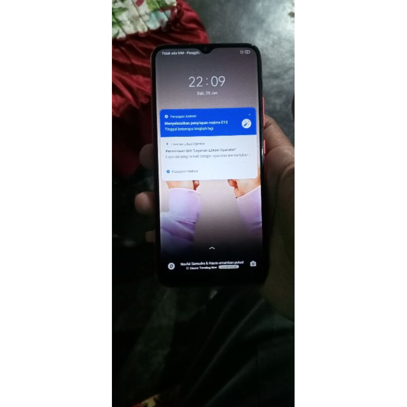 hp bekas realme c12 sidik jari ram 3/32