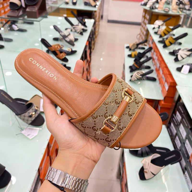 Connexion Sandal Teplek selop wanita