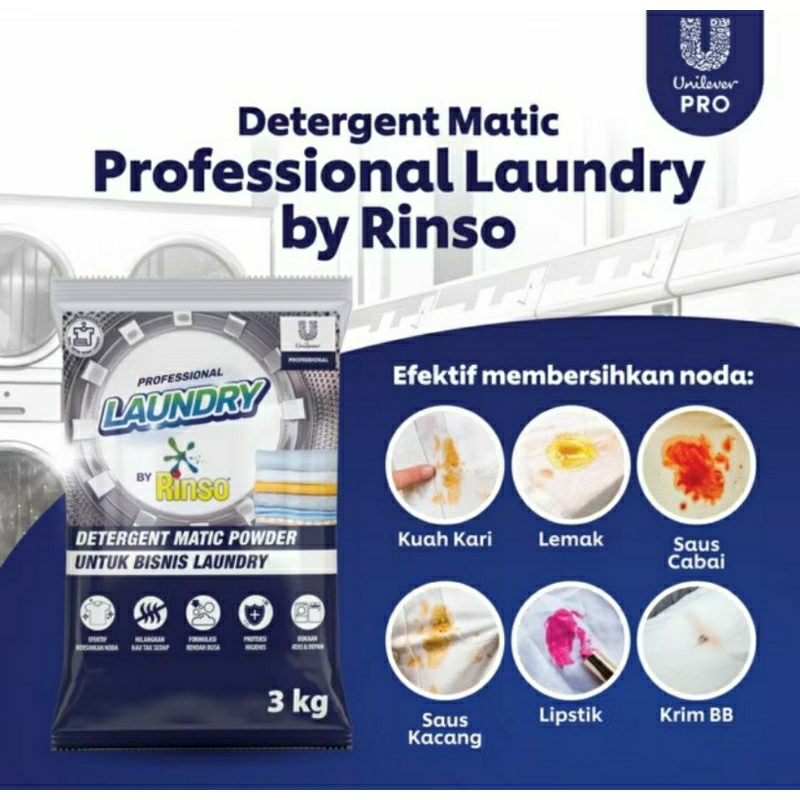 Rinso matic bubuk 3kg