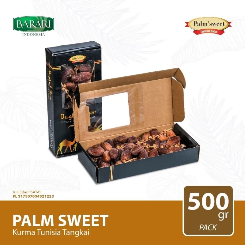 

KURMA PALM SWEET TUNISIA TANGKAI 500GR X 12PCS (KARTON)