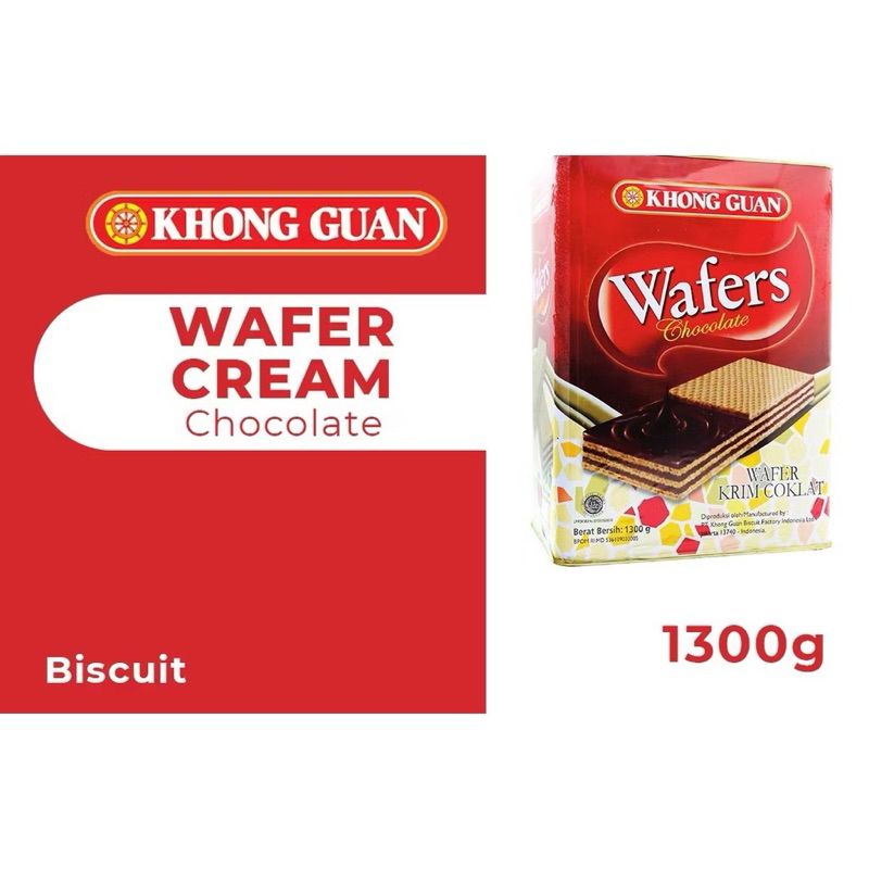 

KHONG GUAN WAFERS KEMASAN KALENG 1300gr