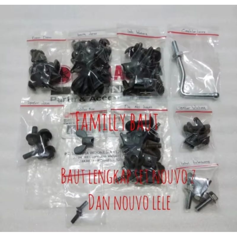 Baut lengkap set full body nouvo lele