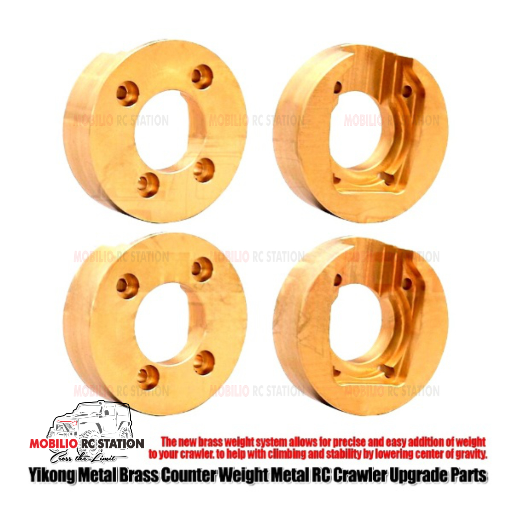 Upgrade Brass Counterweight Axle RC Crawler for Yikong YK4102 YK4082