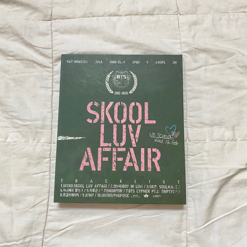 [PROMO] BTS SKOOL LUV AFFAIR ALBUM ONLY - bangtan sonyeondan SLA dvd cd photobook photocard pc kim n
