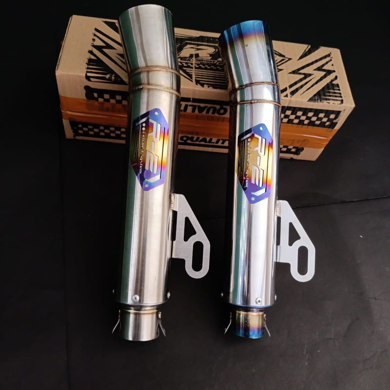 Silincer Knalpot Racing R2 Muffler  inlet 38 /DM. 50 DAN INLET 45