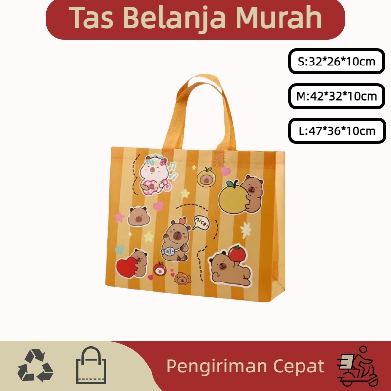 

Goodie bag-Tas Belanja tas spunbond tas souvenir premium tebal dan kuat/Terlaris lipat jumbo/ waterproof/shopping bag A30
