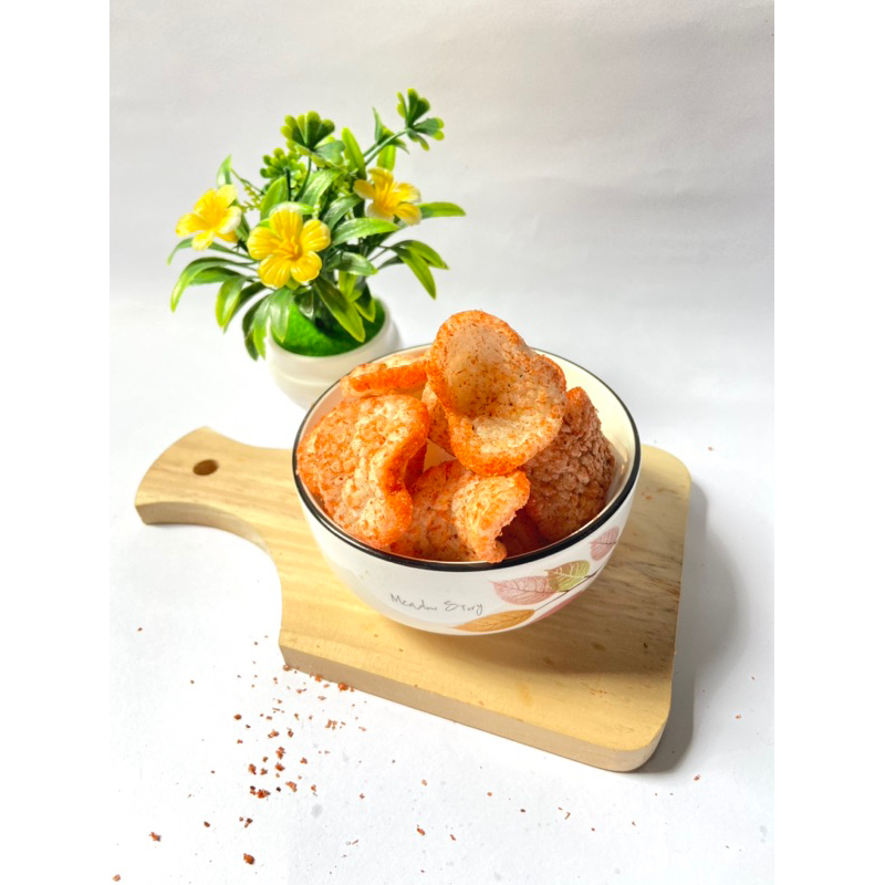 

kerupuk Jengkol Pedas snack 140 gram | Camilan | krupuk Jengkol