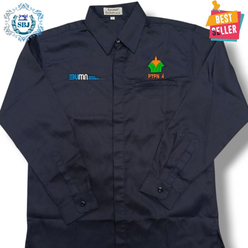 KEMEJA BUMN PTPN 4 KEMEJA PTPN 4 BUMN Full bordir komputer