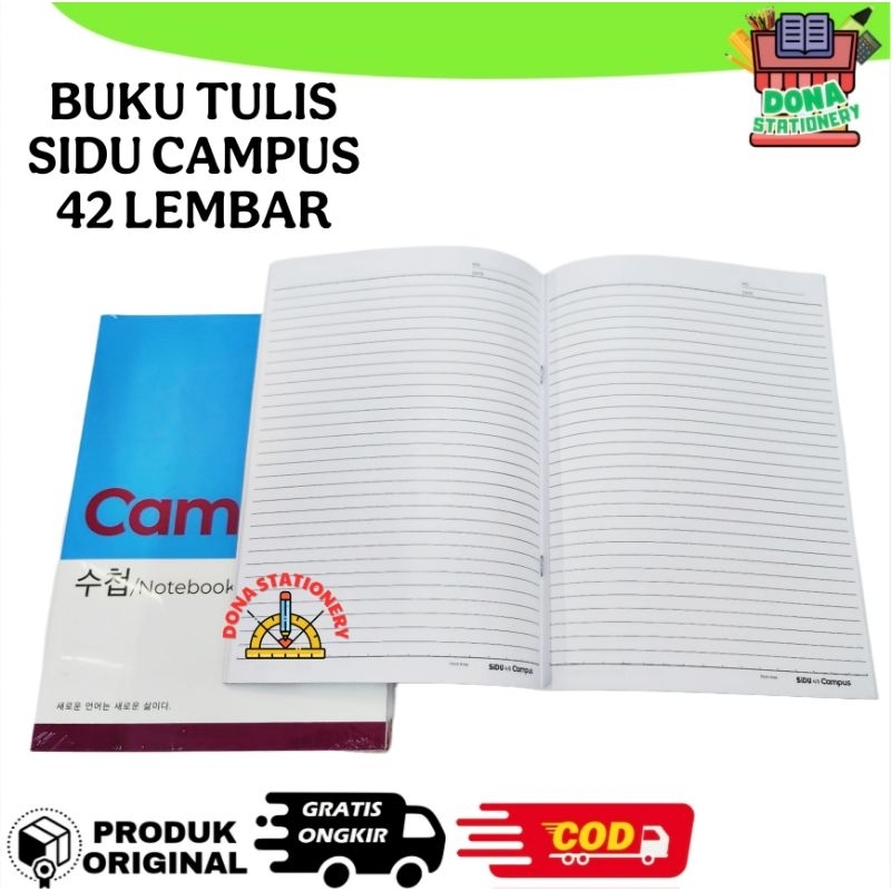

HJK ( PACK ) BUKU SIDU CAMPUS 42 LEMBAR BUKU TULIS SIDU BUKU TULIS MURAH