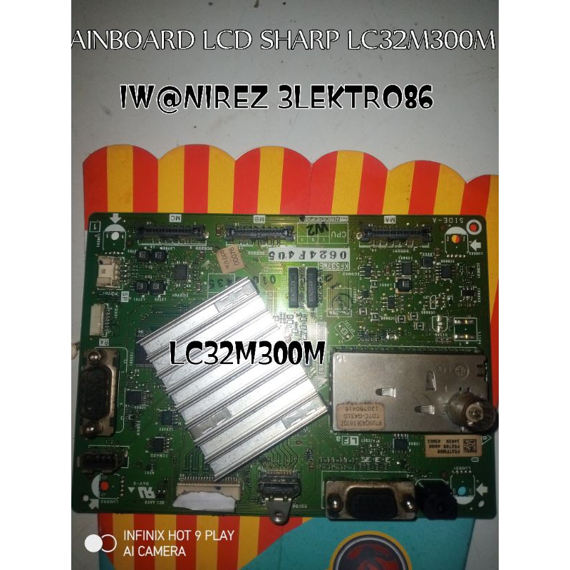 MB MAINBORD SHARP LC32M300M ORGINAL CABUTAN