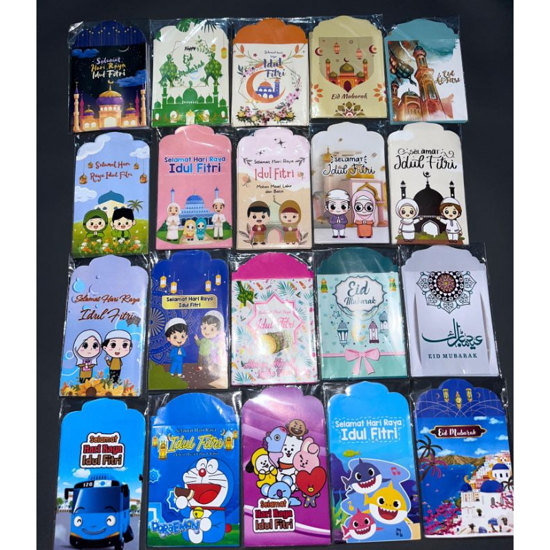 

Amplop Lebaran isi 10 pcs ukuran medium 7x12 cm