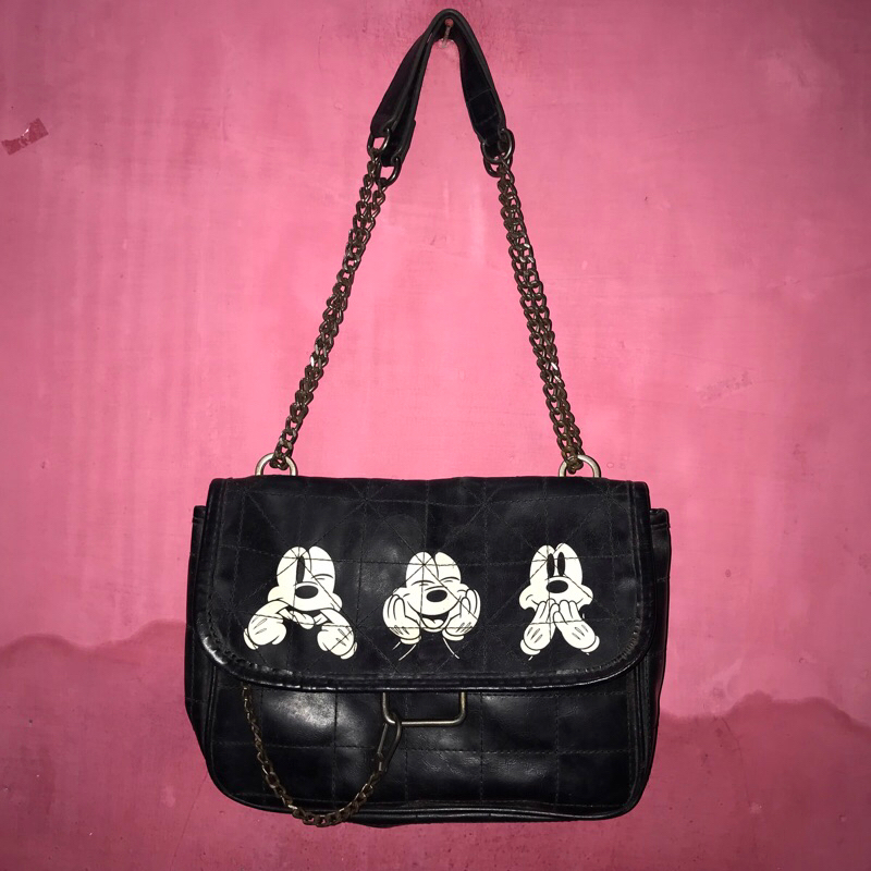 Preloved Tas Zara Mickey Mouse