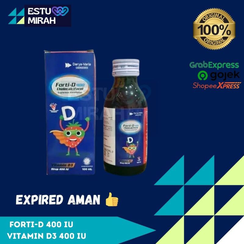 FORTI-D 400 IU, Vitamin D3 400 IU