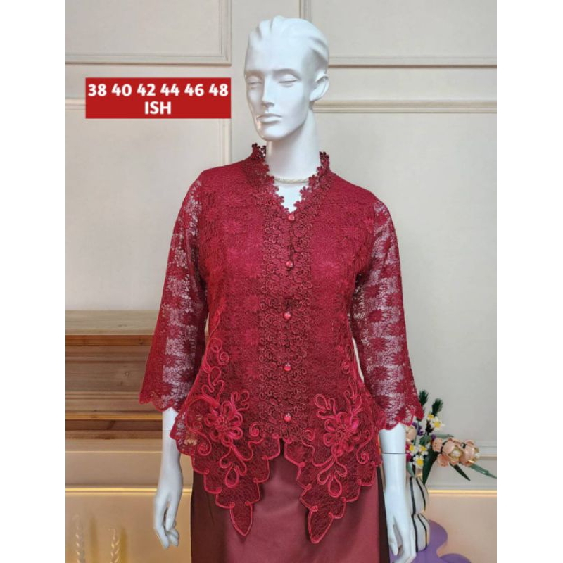 atasan blus brukat arya /vasutron premium