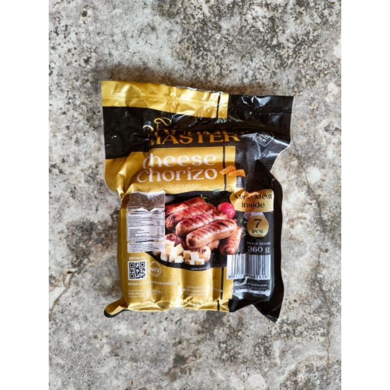 

GM MASTER SOSIS CHEESE CHORIZO 360gr