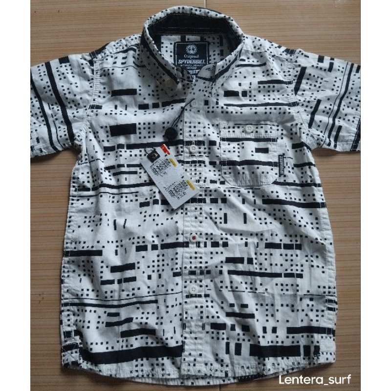kemeja spyderbilt kids original