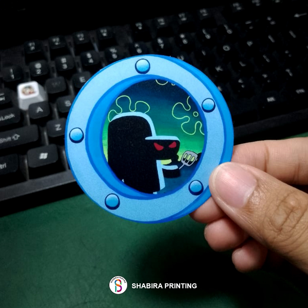 

Stiker The hash slinging slasher Bahan Vinil Tahan air