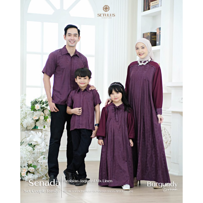 TULUS SENADA COUPLE SET SARIMBIT KELUARGA POLOS