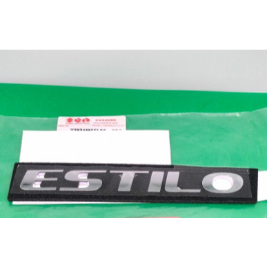 Emblem Logo "Estilo" Suzuki Karimun Estilo Original SGP Parts