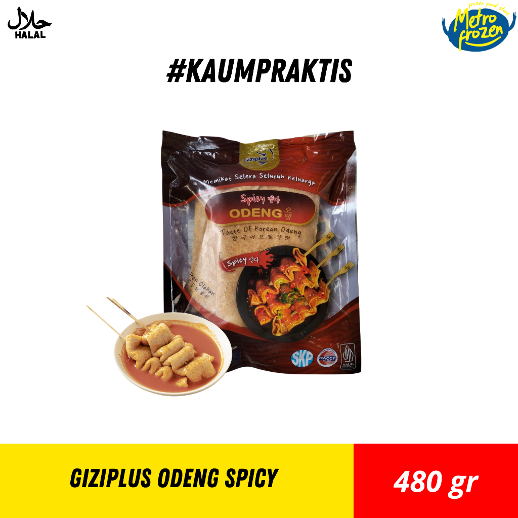 

GIZIPLUS Odeng Spicy 480gr //odeng pedas //odeng pedas Banjarmasin