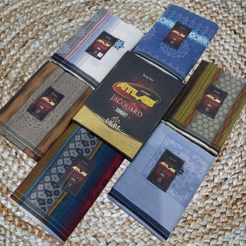 Sarung ATLAS Jacquard Songket Sarung Dewasa Motif BHS