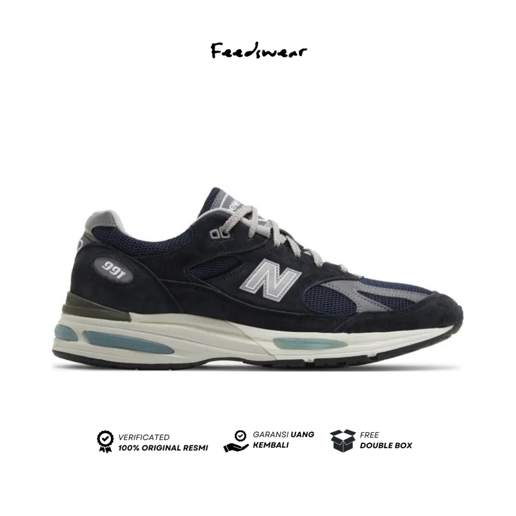 New Balance 991 v2 Made in England 'Navy' (U991NV2)