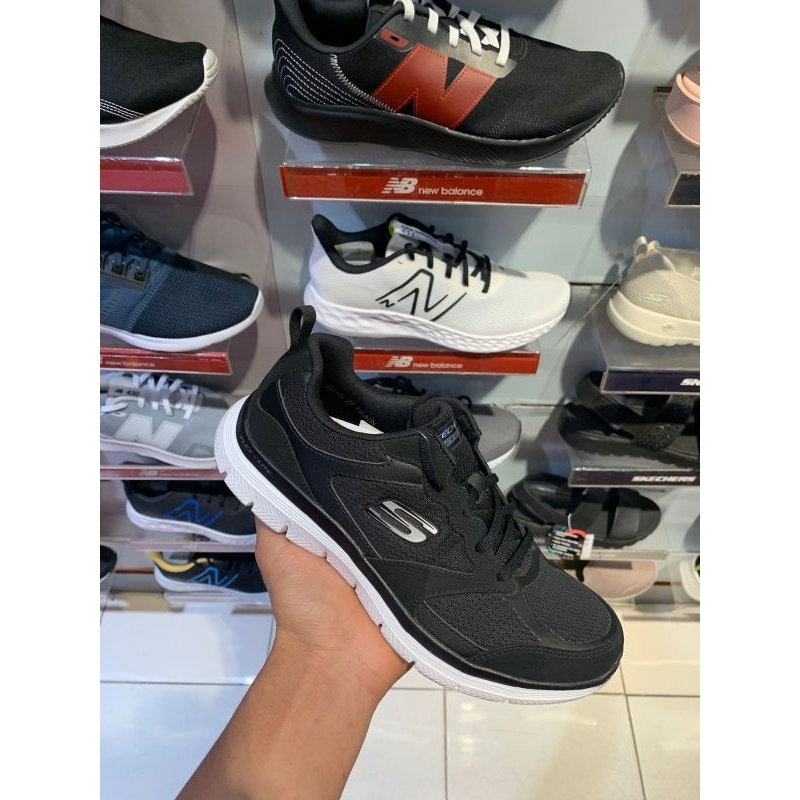 SEPATU SKECHERS FLEX APPEAL 4.0 WOMENS SNEAKERS-SKE149305BKW