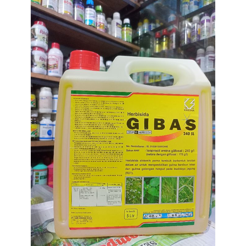Gibas 240 SL kemasan 5 Ltr