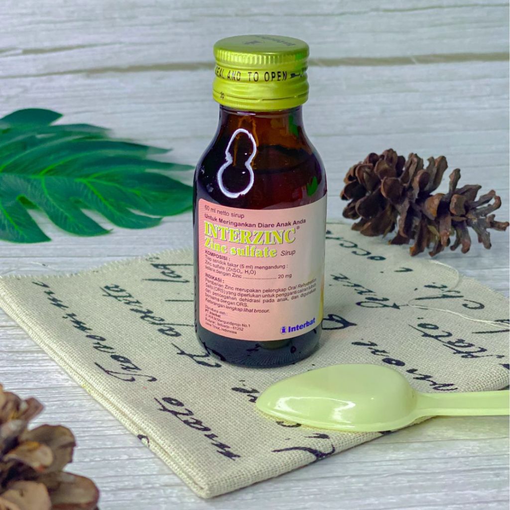 Interzinc Sirup 60 mL - Obat Diare Anak, Interzinc Obat Diare, Interzinc Obat Diare Anak