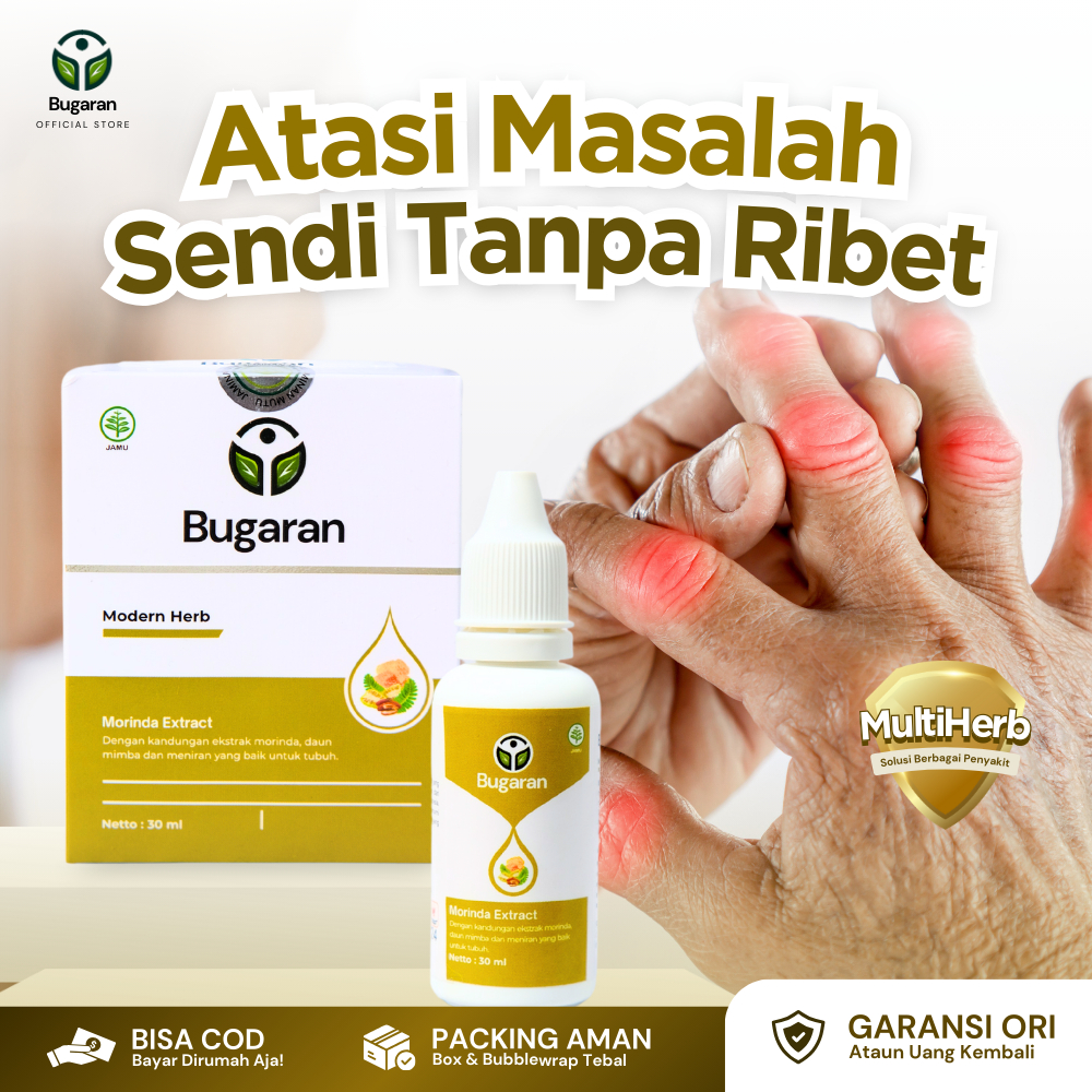 

BUGARAN Jamu Tetes Herbal Atasi Masalah Sendi Tanpa Ribet