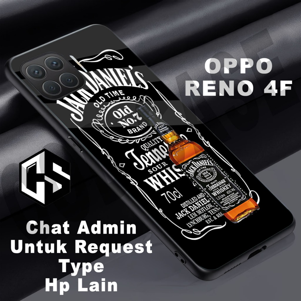 (COD 118) Softcase glossy kilau untuk type Hp OPPO RENO 4F / Motif Cowok/case oppo reno 4f/casing op