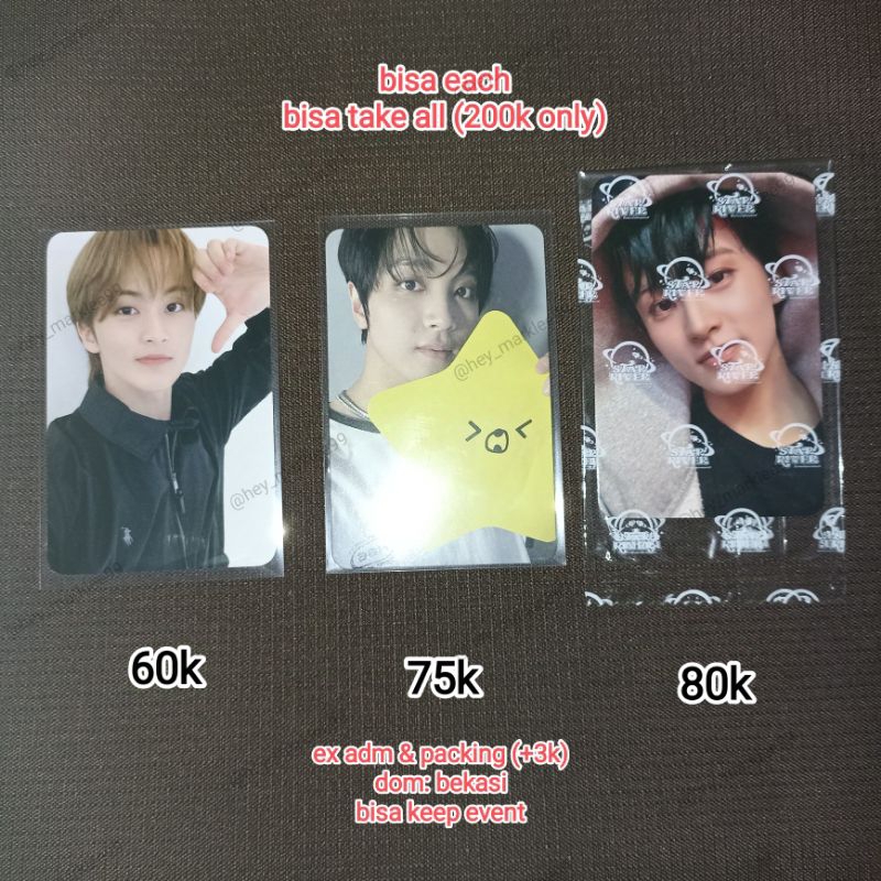 PC NCT DREAM 127 MARK JAEHYUN JAEMIN JENO SMINI POB DREAMSCAPE FACT CHECK S8CRET FANMEETING