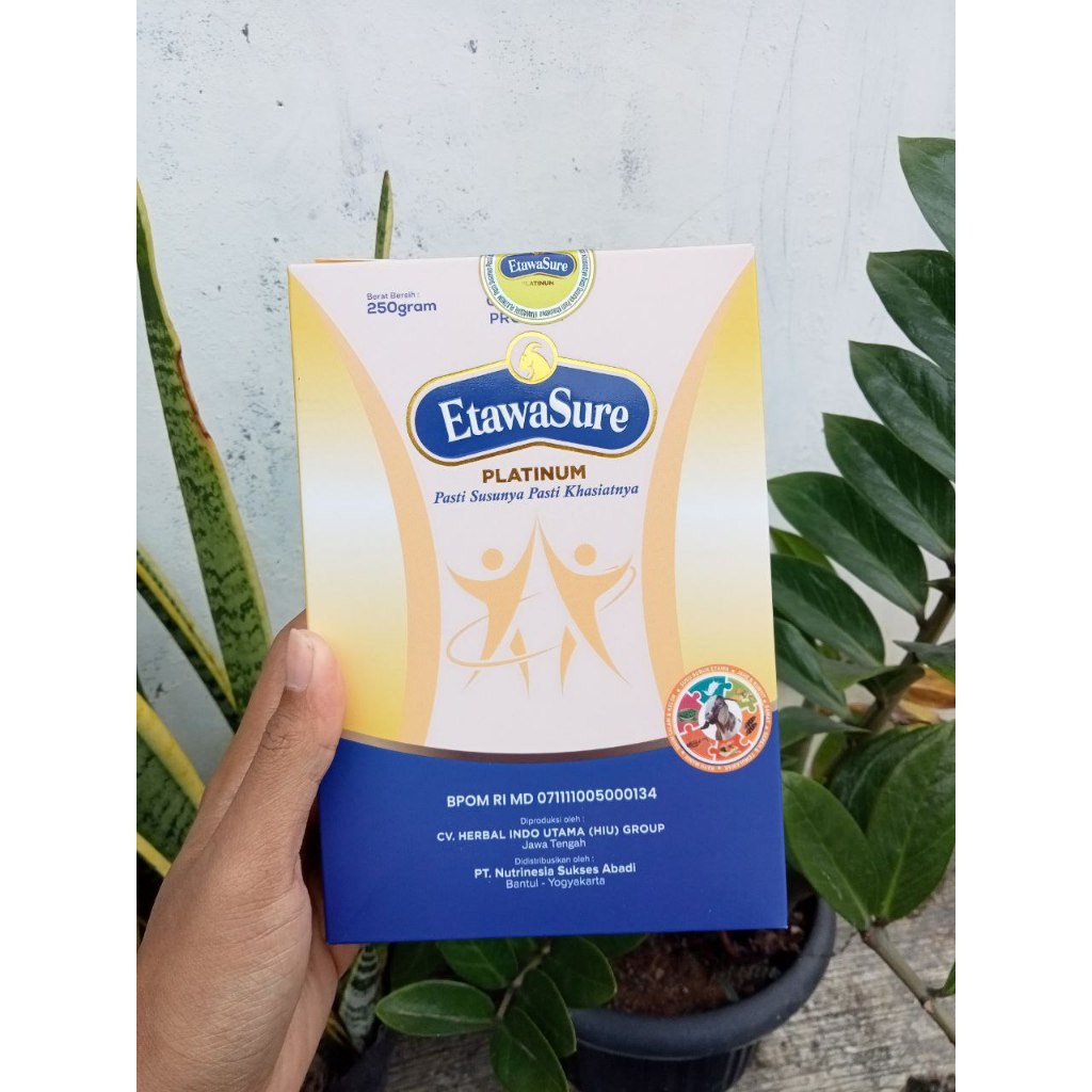 

Susu kambing Etawasure – Susu Kambing Etawa 8 Bahan herbal alami kemasan 250gram/box - Susu Etawasure Untuk Nyeri Sendi dan Asam