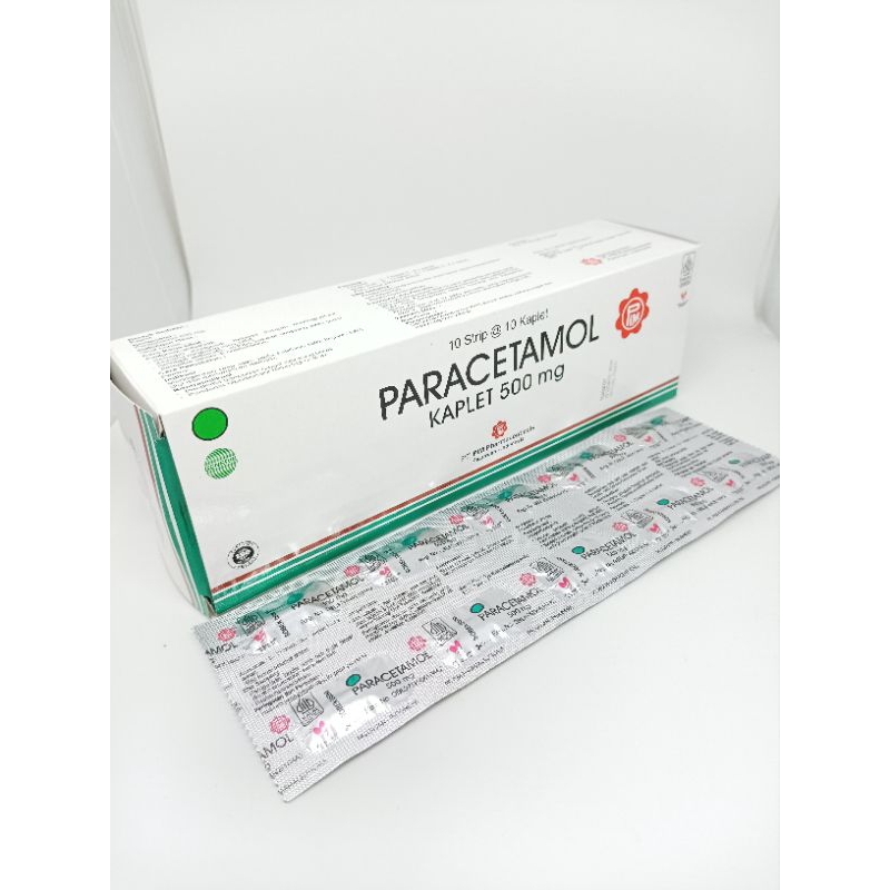 PARACETAMOL 500MG TABLET GENERIK / PCT PIM / PER STRIP 10 TAB / DEMAM PENURUN PANAS DAN NYERI