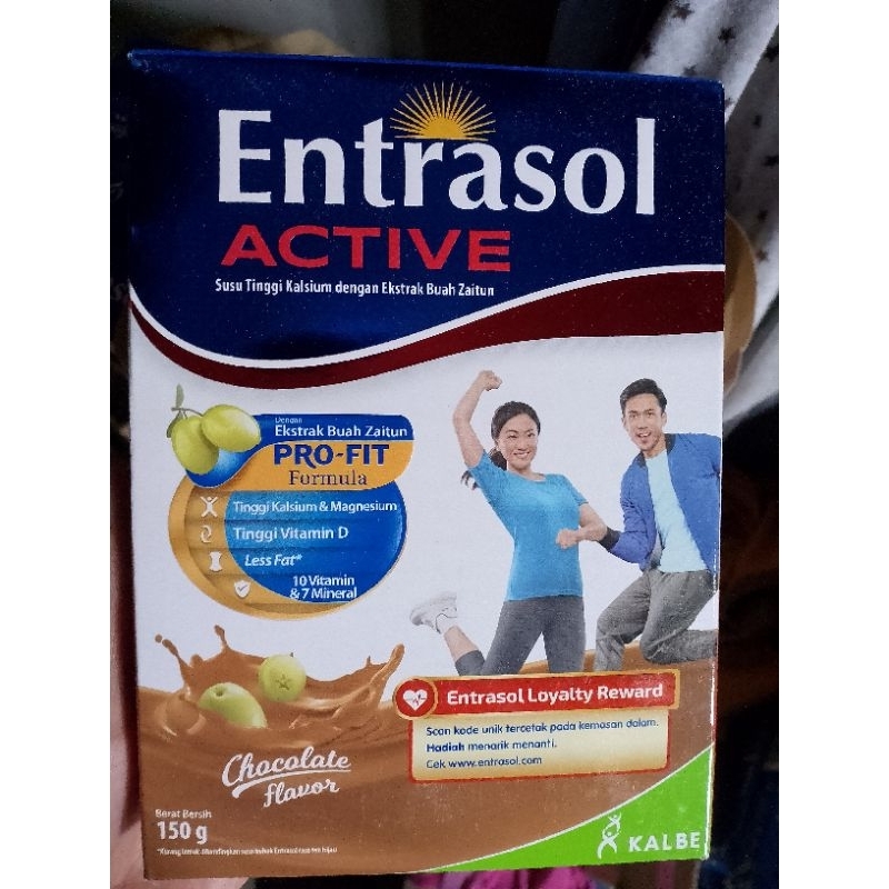 

ENTRASOL ACTIVE flavor COKLAT 150 gr exp 2026