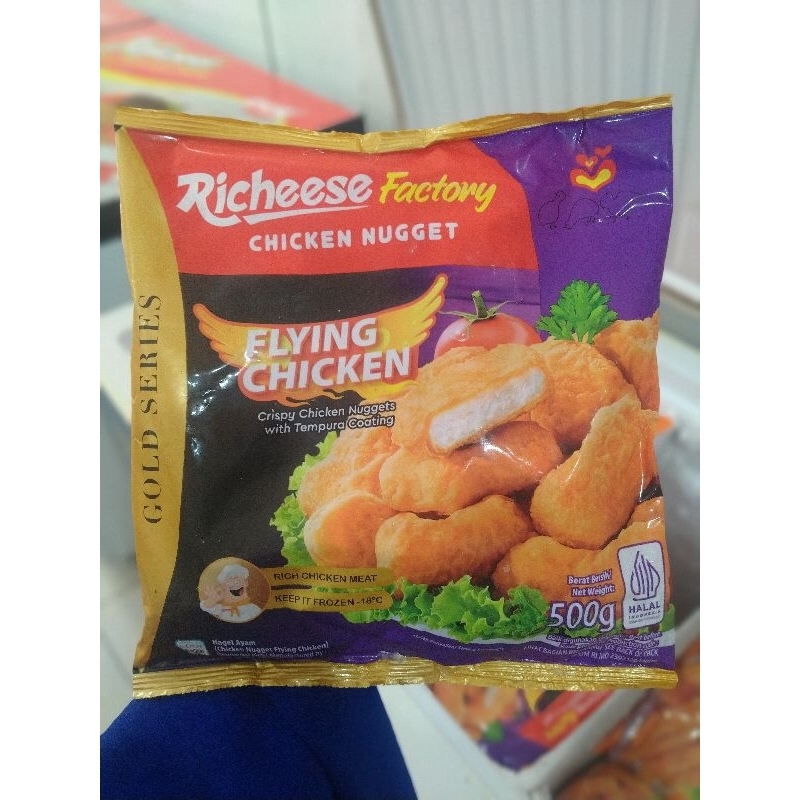 

naget richeese factory flying chicken500gr