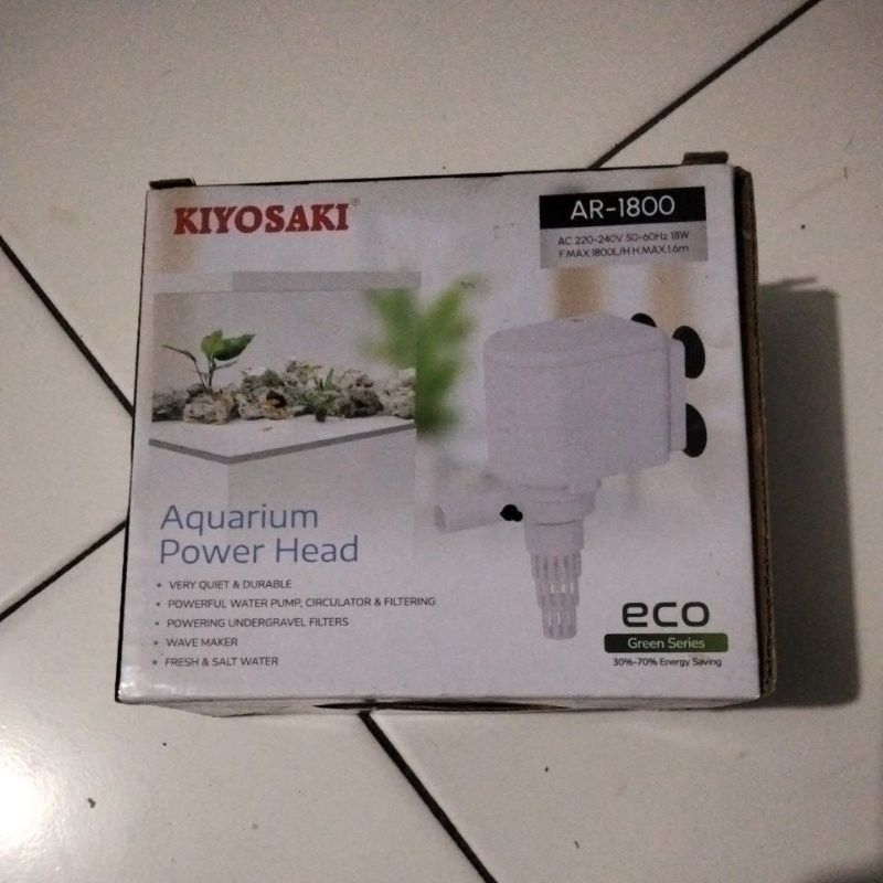 POWER HEAD KIYOSAKI AR - 1800 / POMPA CELUP KIYOSAKI AR 1800 AQUARIUM LOW WATT