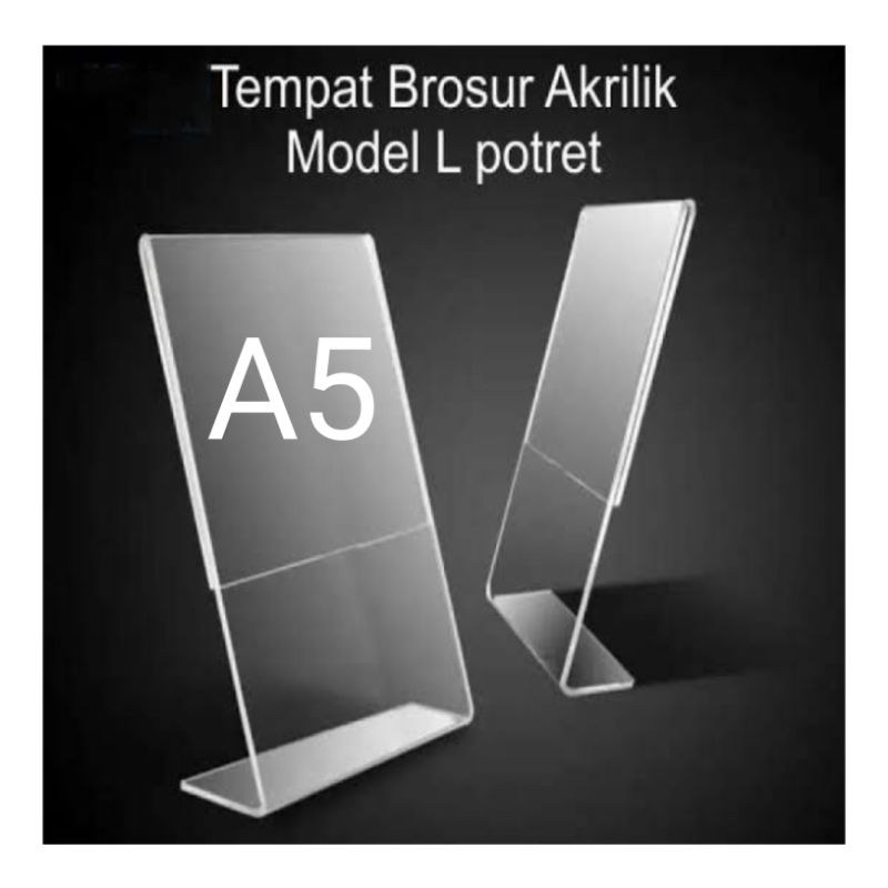 

Akrilik Tempat Qris / Brosur / Display Menu 2mm