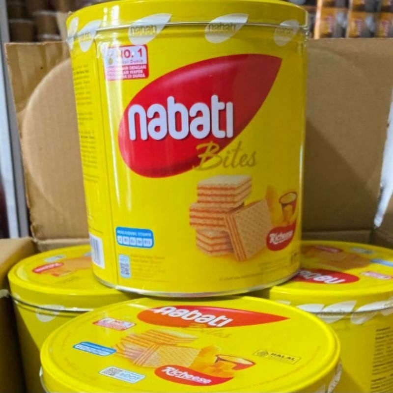 

Nabati Bites Richeese Wafer Keju Kaleng 240 g