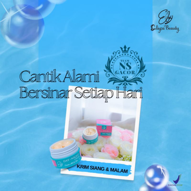 paket Eby Eliza beauty BPOM , cream toner sabun Eby Eliza beauty