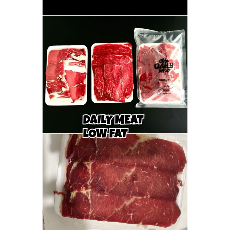 

BEEF SLICE LOW FAT (rendah lemak ) 500 gr