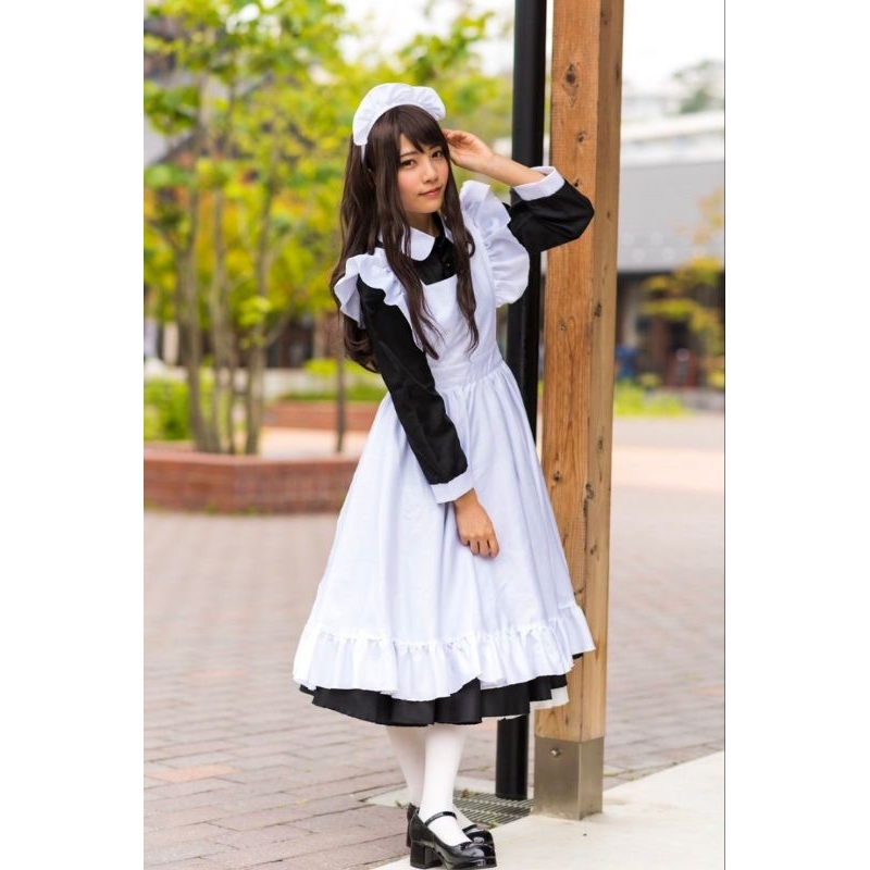 Maid dress lolita/kostum anime pelayan
