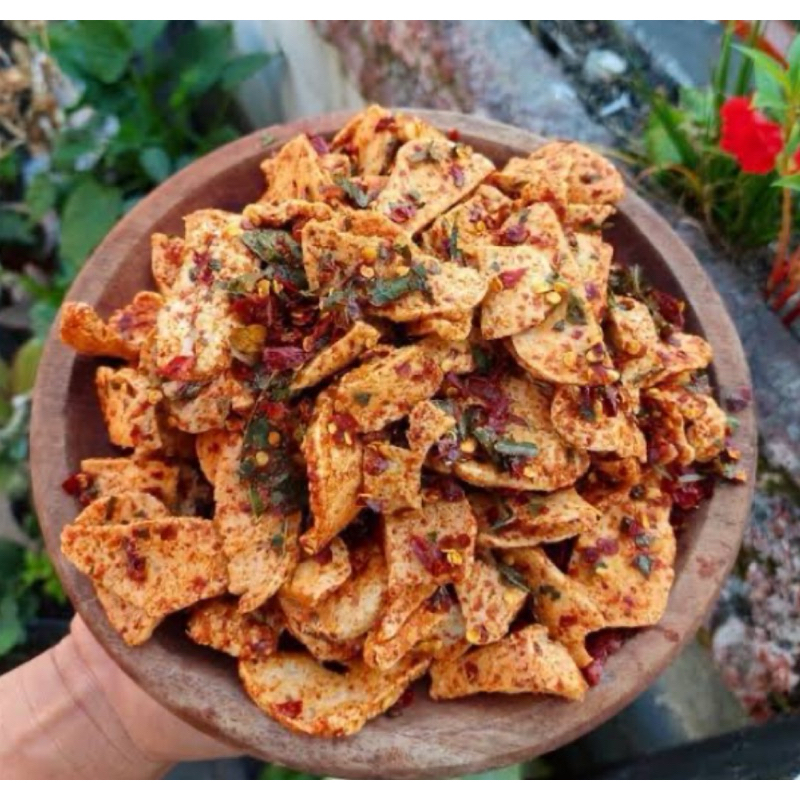 

basreng pedas daun jeruk