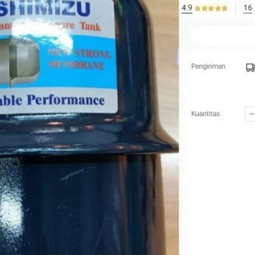 

TABUNG SHIMIZU 230BIT PS230 PS 230 TANGKI POMPA AIR ASLI ORIGINAL PUMP