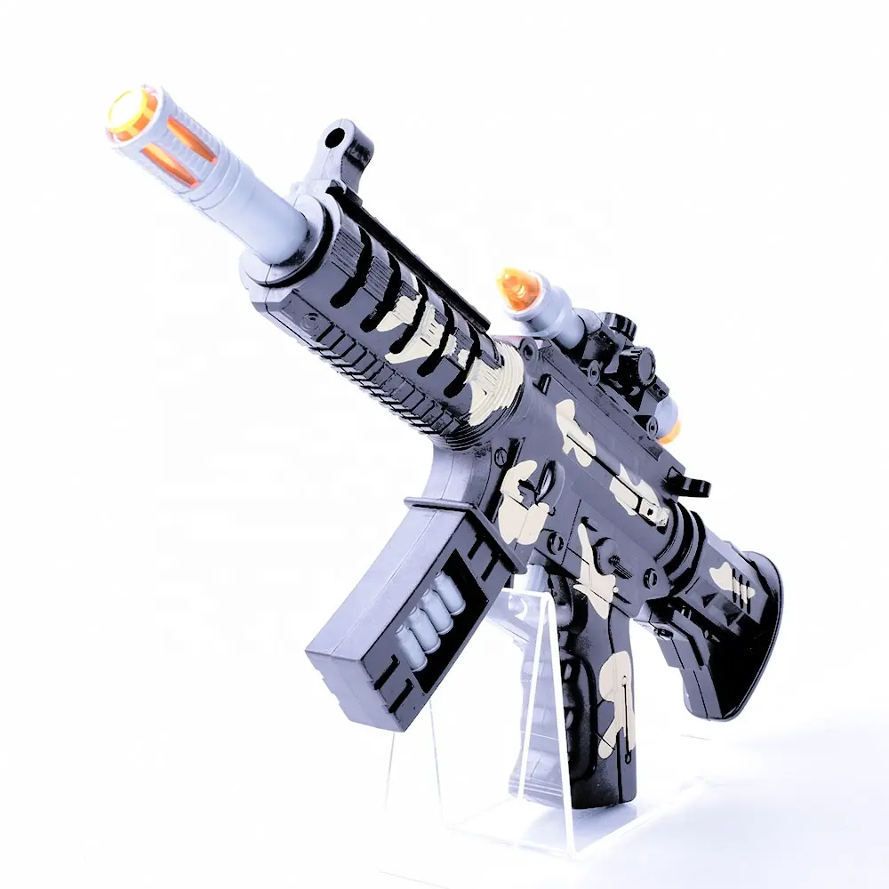 MAINAN ANAK TEMBAKAN ELEKTRIK BATERAI GETAR LAMPU DAN SUARA | TEMBAKAN ELEKTRIK MAINAN | MAINAN SENJ