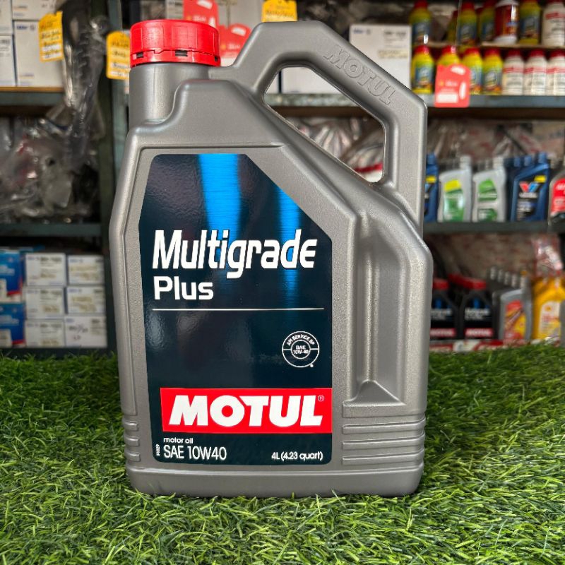 OLI MESIN MOBIL BENSIN MOTUL MULTIGRADE PLUS SAE 10W-40 GALON 4LITER